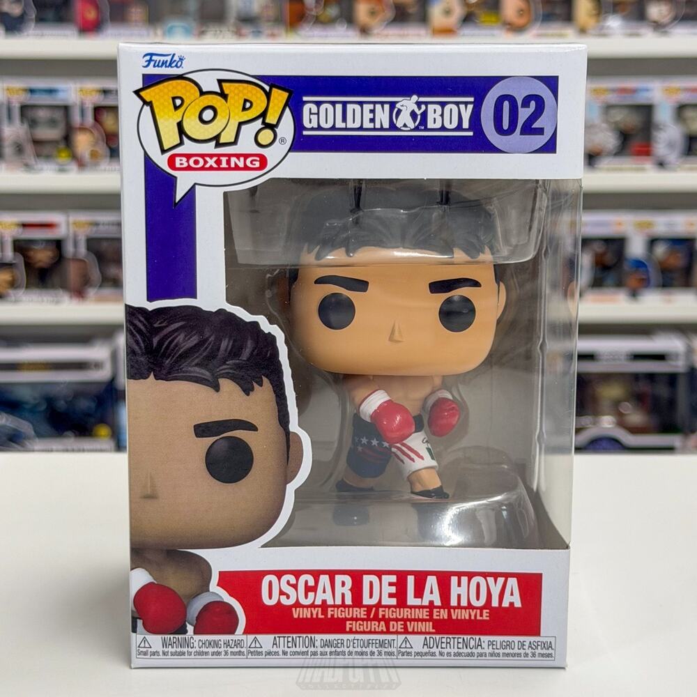 Funko Pop Boxing Golden Boy Oscar De La Hoya 02 Champion Toy Vinyl Figure